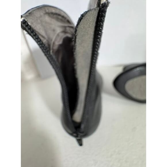 "LUMIANI" RARE Vintage Leather Ankle Boots Witchy Prairie Western Gunne Sax - Picture 12 of 16